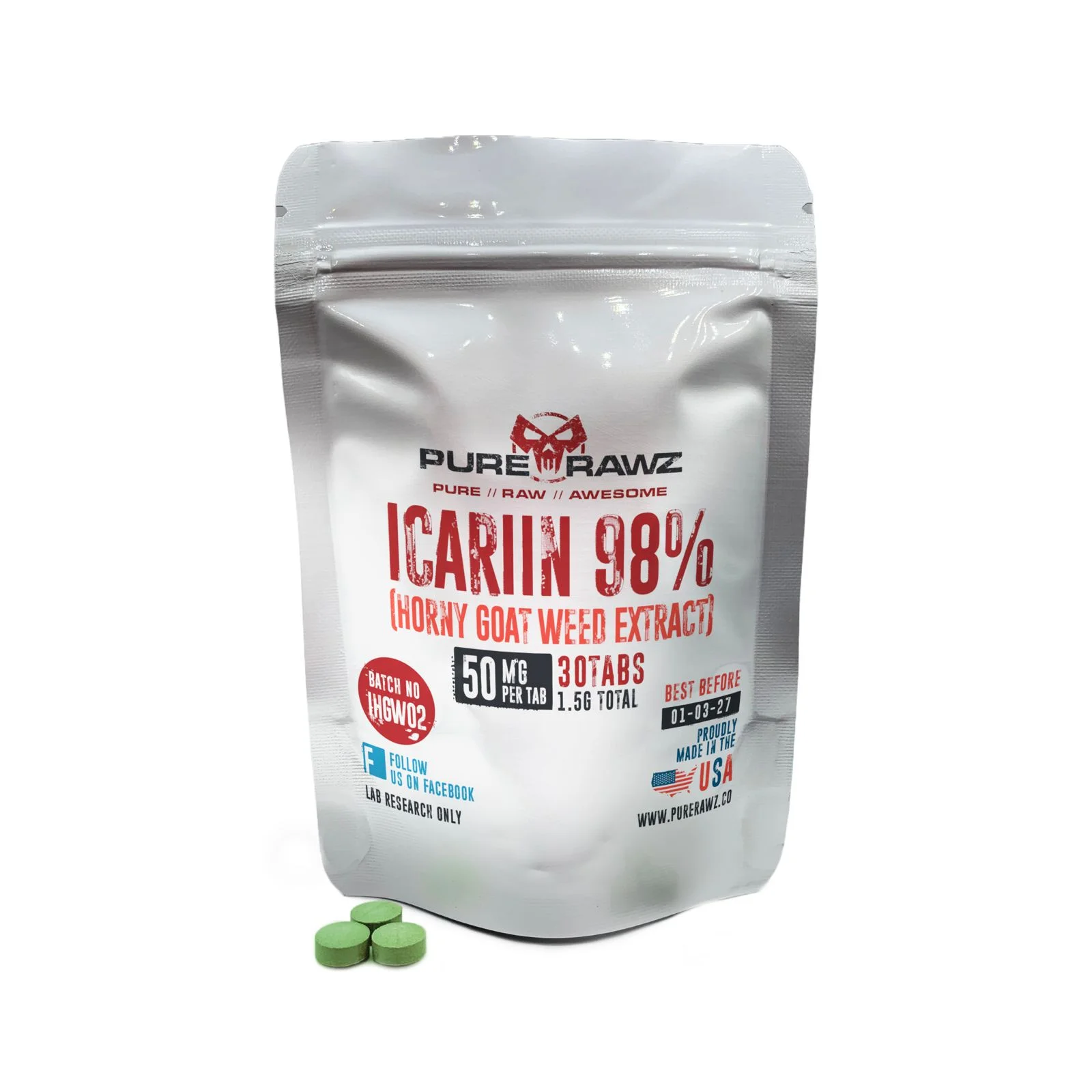 Icariin (Horny Goat Weed Extract 98%) - Image 2